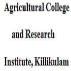 Agricultural College and Research Institute, Killikulam logo