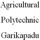 Agricultural Polytechnic, Garikapadu logo