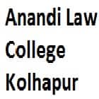 Anandi Law College, Kolhapur logo