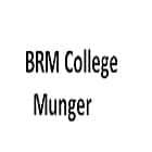 BRM College, Munger logo