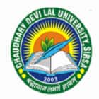 Department of Law, Chaudhary Devi Lal University, Sirsa logo