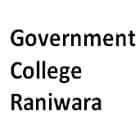 Government College, Raniwara logo