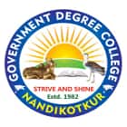 Government Degree College, Nandikotkur logo