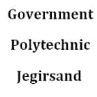 Government Polytechnic, Jegirsand logo
