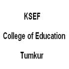 KSEF College of Education, Tumkur logo