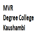 MVR Degree College, Kaushambi logo