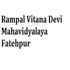 Rampal Vitana Devi Mahavidyalaya, Fatehpur logo