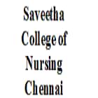 Saveetha College of Nursing, Chennai logo