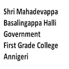 Shri Mahadevappa Basalingappa Halli Government First Grade College, Annigeri logo