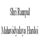 Shri Rampal Mahavidyalaya, Hardoi logo