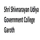 Shri Shivnarayan Udiya Government College, Garoth logo