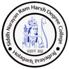 Siddh Narayan Ram Harsh Degree College, Prayagraj logo