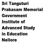 Sri Tanguturi Prakasam Memorial Government Institute of Advanced Study in Education, Nellore logo