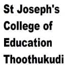 St Joseph's College of Education, Thoothukudi logo