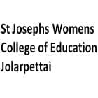 St Joseph's Women's College of Education, Jolarpettai logo