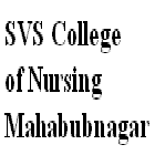 SVS College of Nursing, Mahabubnagar logo