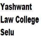 Yashwant Law College, Selu logo